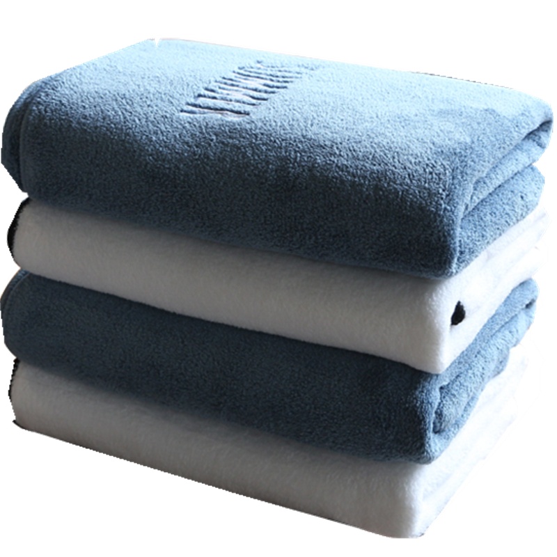 AOKEE/青木绿森 日本珊瑚绒强吸水毛巾 成人儿童婴儿家用柔软情侣美容院裹胸大浴巾