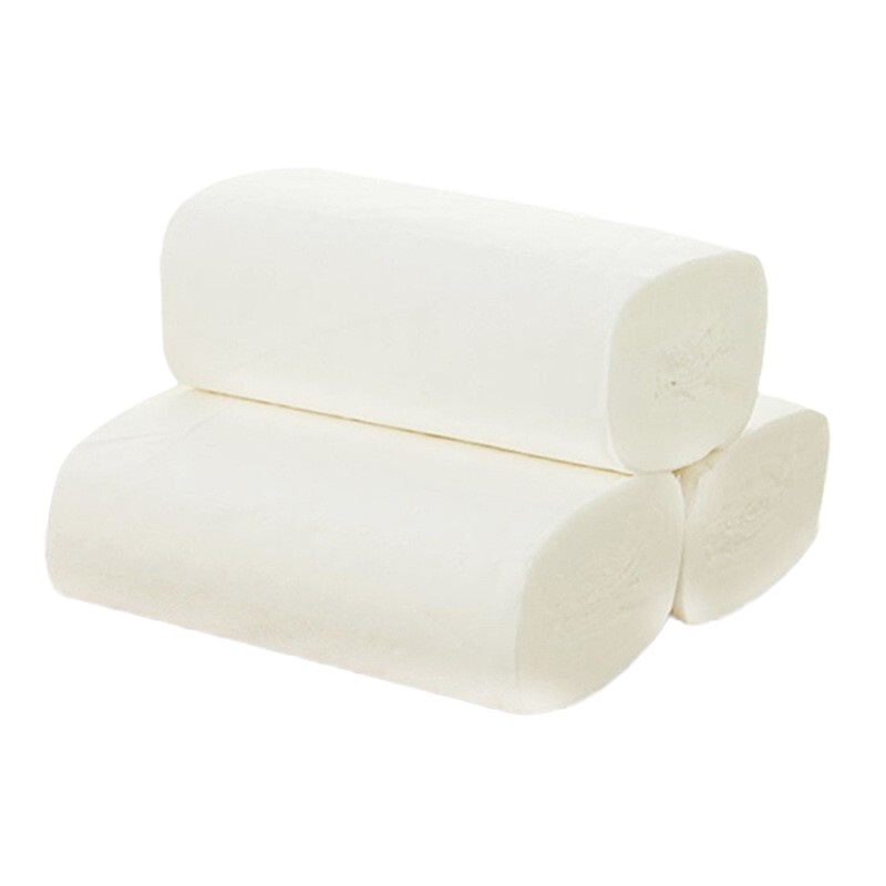 洁柔 四层柔韧无芯卷纸 1500g 10+2卷/提 5提/件