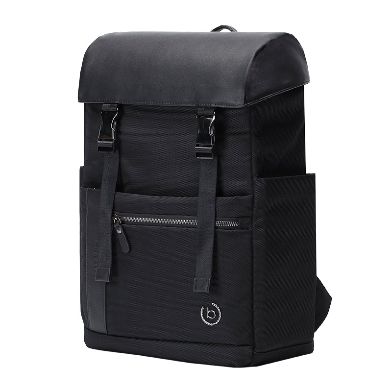 bugatti 德国轻奢品牌 新款男士休闲大容量背包男旅行骑行双肩包时尚简约21英寸电脑包户外野营徒步登山包