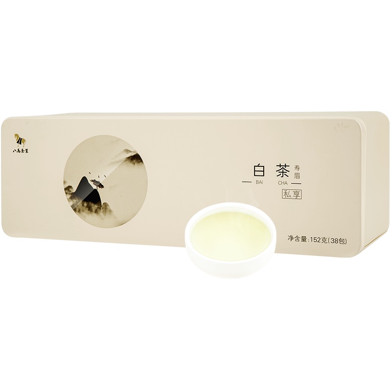 八马茶叶 私享太姥山老茶树福鼎白茶寿眉 盒装152g