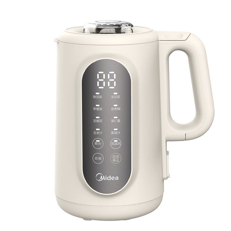 美的(Midea)豆浆机 破壁机家用大容量破壁免滤多功能早安豆浆豆腐花智能一键预约易清洗DJ10W2-006S