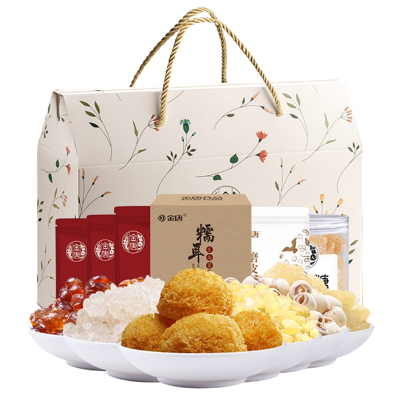 金唐 · 美人伴侣 973g(雪燕 桃胶 皂角米 糯耳 磨皮莲子 黄冰糖)