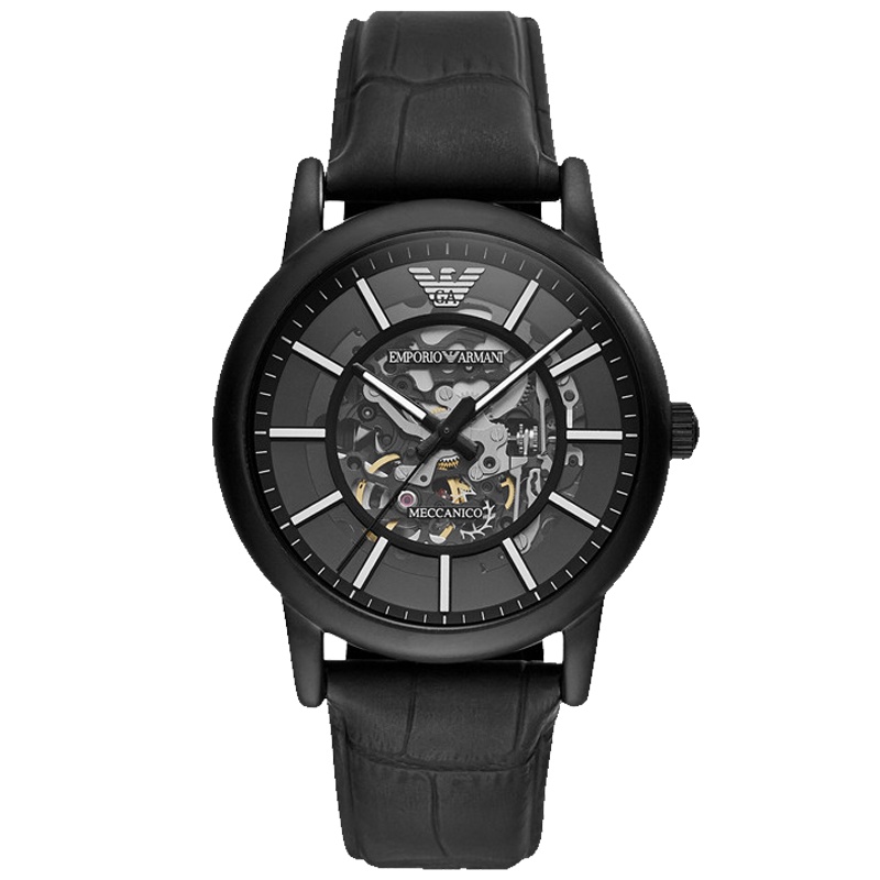 海外直邮欧美品牌原装进口包税EMPORIO ARMANI安普里奥阿玛尼手表时尚腕带男表机械表AR60008