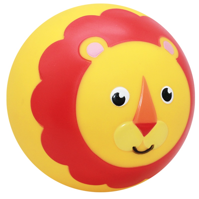 费雪(Fisher Price) 狮子立体拍拍球 趣味造型拍打弹力球儿童玩具球15cm宝宝充气皮球幼儿运动玩具F0937