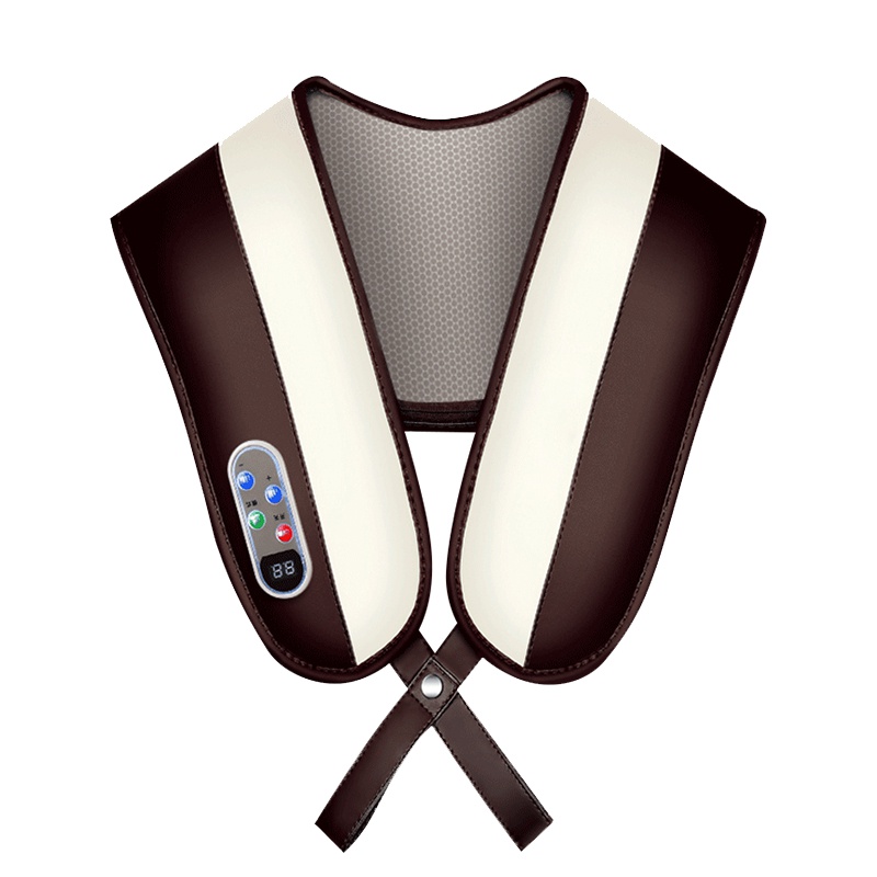 傲盛(AOSHENG) 按摩披肩 S1_1 捶打按摩 59种模式 12种力度 肩部腰部按摩器 自动定时