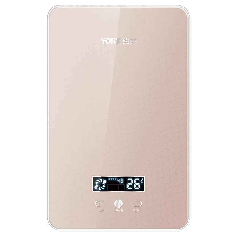 约克(YORK) 即热式电热水器YK-DJ3 家用速热 智能变频恒温 免储水 触控式 6500W[需4平专线]