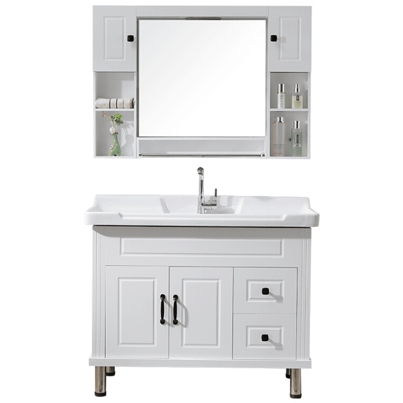 洗手盆柜组合落地式北欧洗漱台洗脸盆浴室柜台上盆pvc卫浴洗脸池安心抵