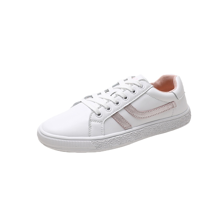 卡帝乐鳄鱼/CARTELO 19春夏款女款百搭小白鞋休闲鞋板鞋