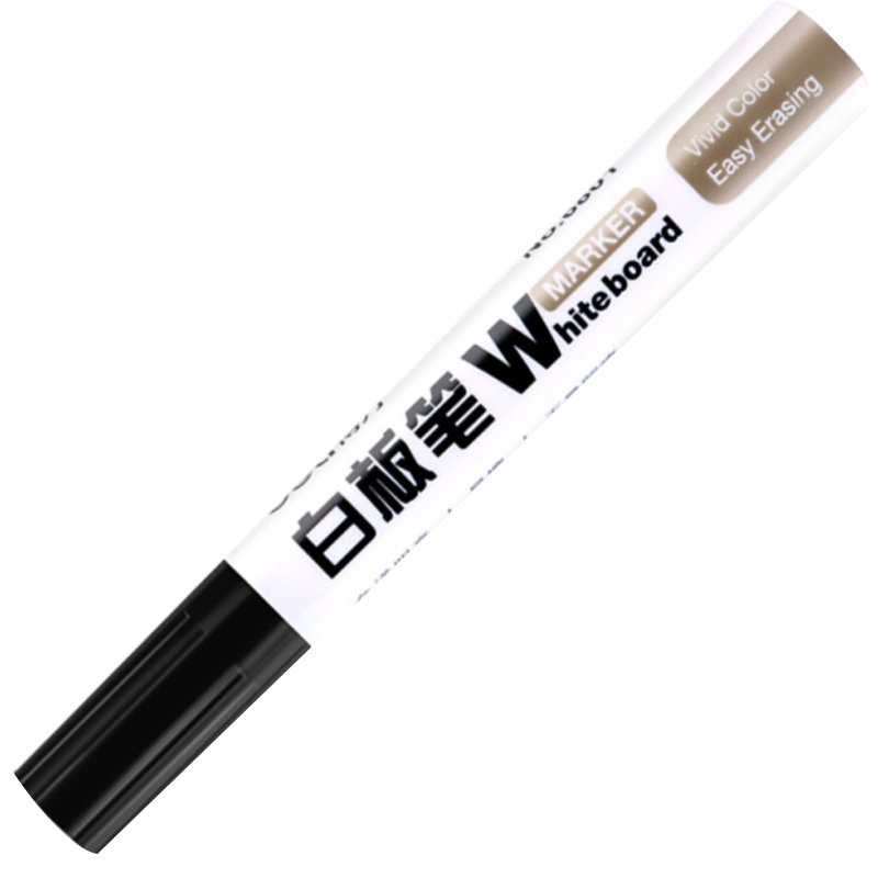 得力 6801 思达白板笔 思达 白板笔 酒精性 水性白黑板笔 2.0mm 黑(10支/盒)