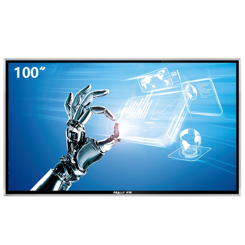 锐丽（Really)100英寸4k超高清HDR 网络智能 语音遥控 大屏防爆 家用商用电视