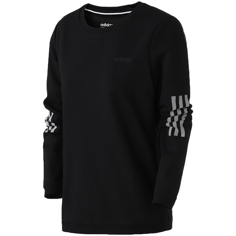 【自营】adidas阿迪达斯NEO女运动休闲卫衣DM4139 L DM4139黑色