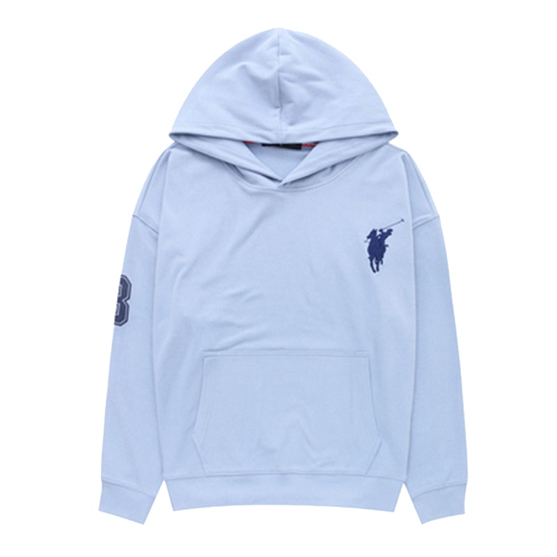 女款 Polosport 正品卫衣落肩带帽衫米德绒秋冬商场同款