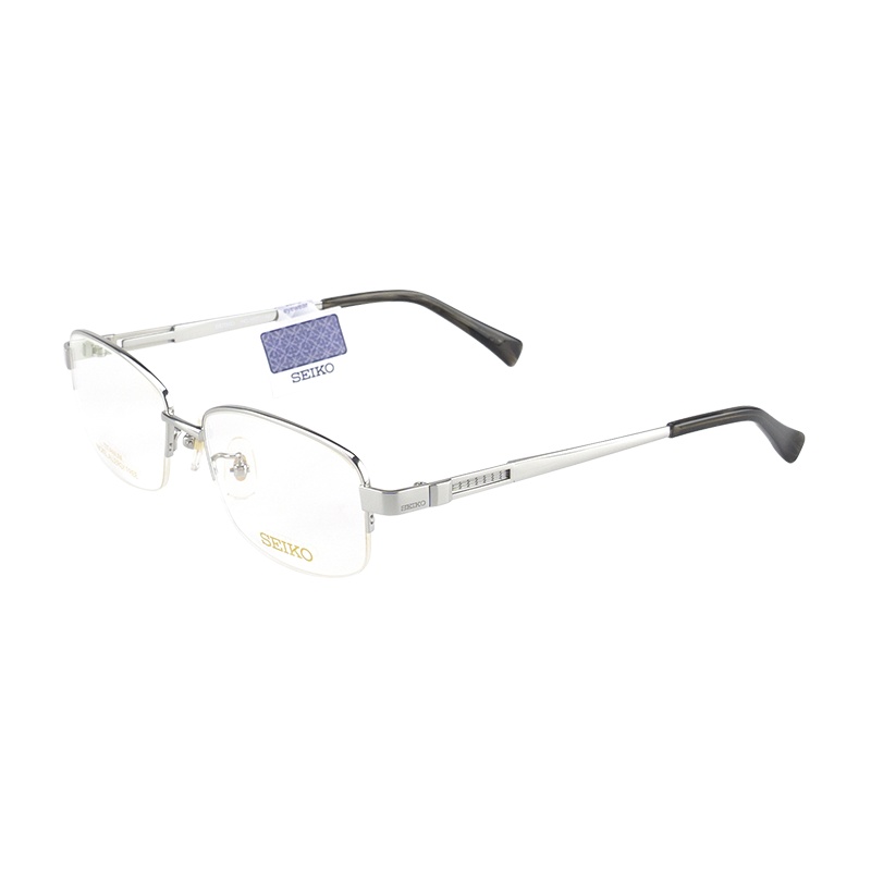 SEIKO精工 眼镜框男款半框钛材质经典系列眼镜架近视配镜光学镜架HC1027 54mm