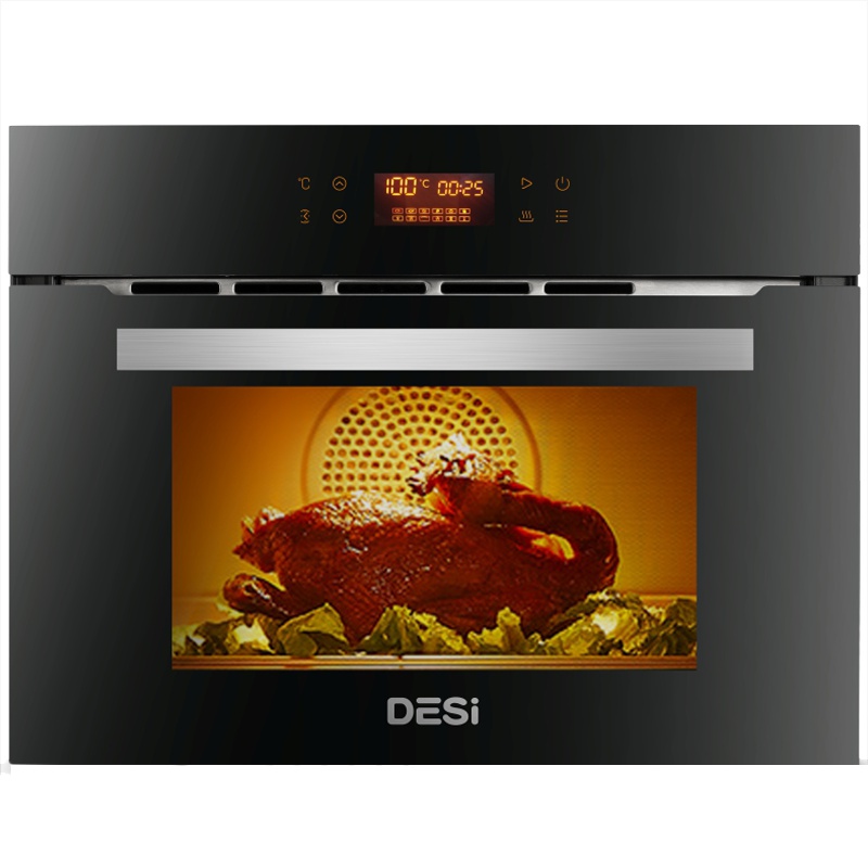 德思(DESI)家用嵌入式蒸烤箱一体机DSZK-S6 35L大容量 蒸烤箱二合一蒸汽烤箱 4D热风循环