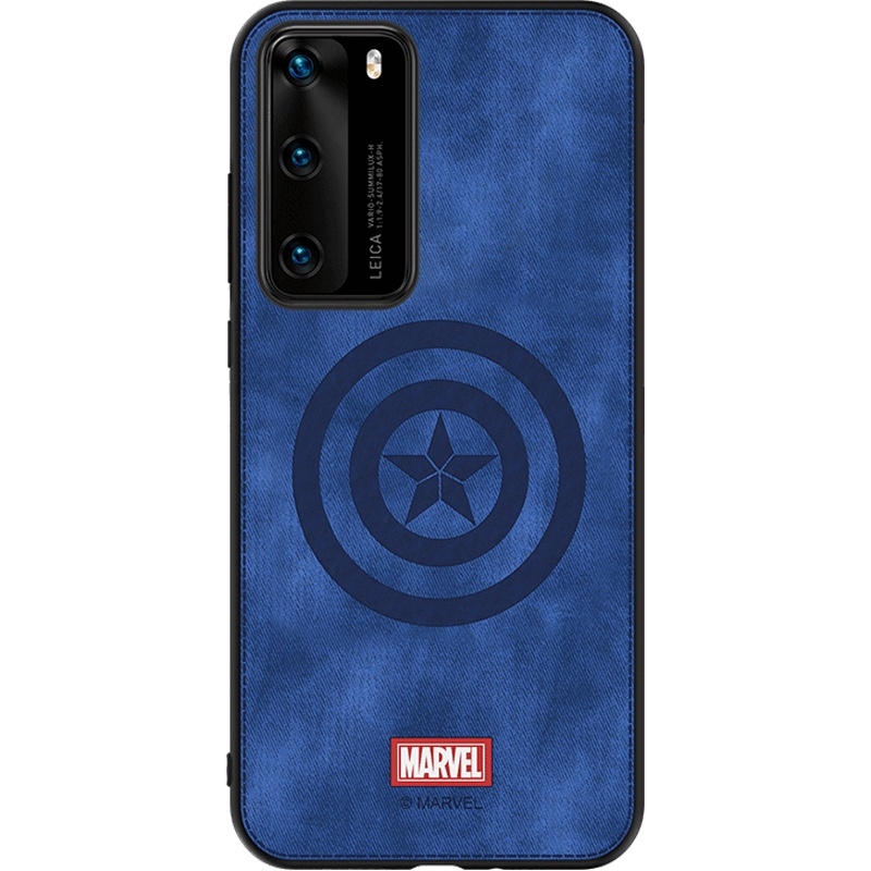 漫威华为P40pro手机壳5G限量版保护套创意P40pro+潮美队蜘蛛钢铁侠雷神硅胶防摔华为P40保护壳全包