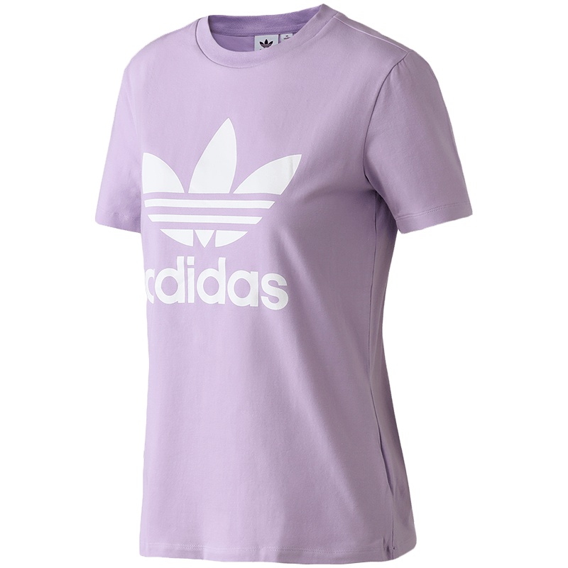 【自营】adidas阿迪达斯三叶草女装运动服LOGO款圆领短袖T恤DV2595