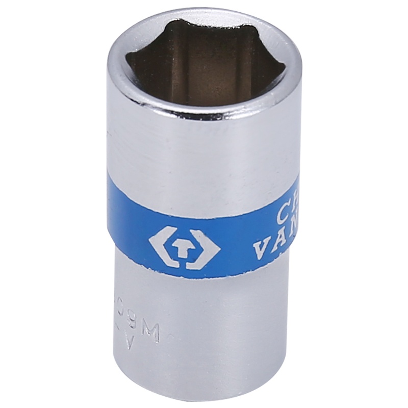 藍帶 1/4"DR.手动标准六角套筒 233509M