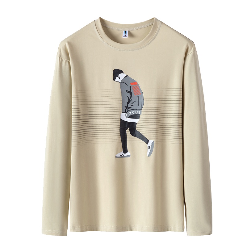 三弦(LA CORDE)2019春秋款ins超火的卫衣男长袖t恤韩版潮流休闲学生宽松原宿风LA-MYY6015