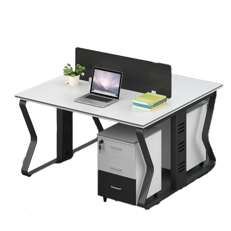 全简职员办公桌组合办公家具电脑桌卡位桌员工桌现代屏风办公桌财务桌卡座隔断