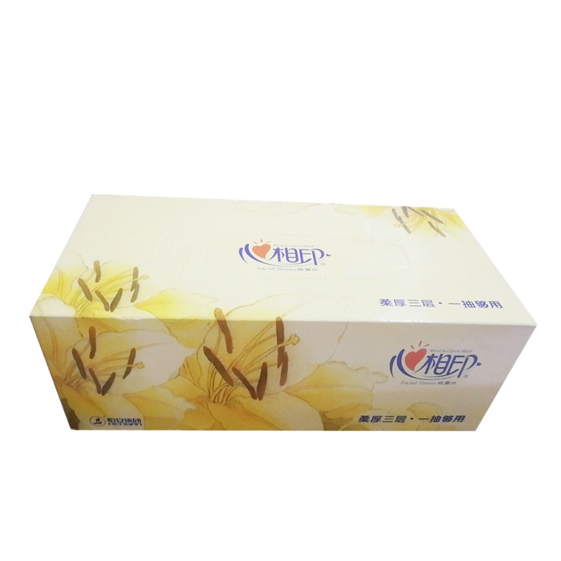 心相印 FT20090 盒抽三层90抽 ( 6盒/ 提)*8 /件 共48盒