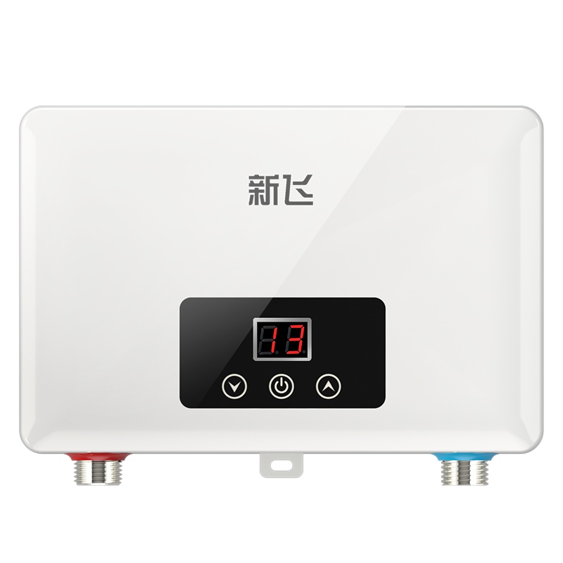 新飞(Frestech)电热水器 即热式电热水器小厨宝快热式速热小型厨房热水宝 XF-D555象牙白基础款