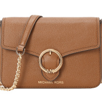MICHAEL KORS 迈克高仕 女包 口盖包 圆环字母LOGO标粒面皮35TOGW5C1L