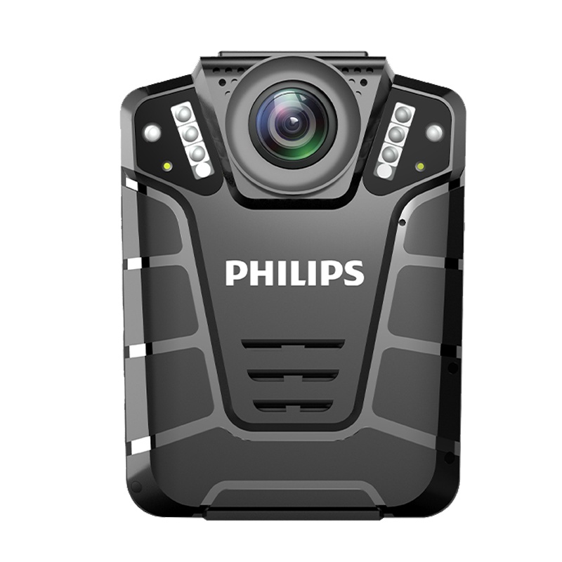 飞利浦执法记录仪VTR8110高清红外夜视音视频现场执法高清红外夜视小型随身机器防胸前佩戴170度广角防水IP68级