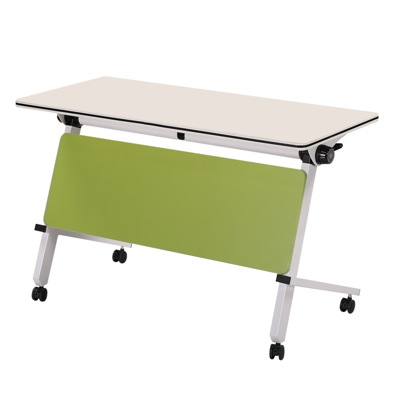 [红心家居]培训桌双人办公桌自由组合长条桌多功能折叠培训桌
