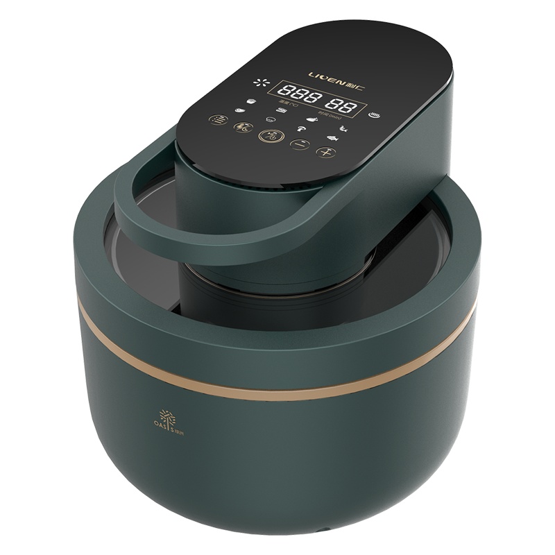 利仁(Liven)空气炸锅家用多功能无油煎炸无烟5L大容量热空气循环不粘烤架易清洗自动断电记忆功能G-11