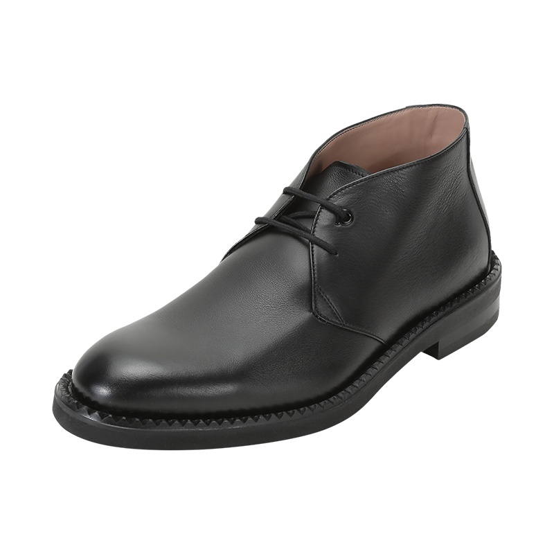 Salvatore Ferragamo 菲拉格慕 男士牛皮系带皮鞋沙漠靴0745413