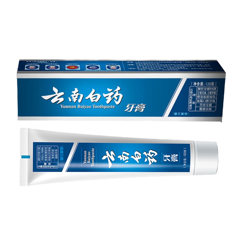 牙膏 云南白药牙膏留兰香型120g