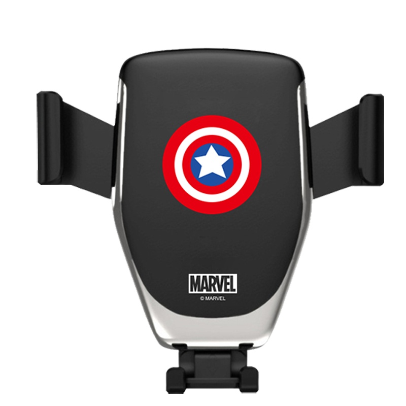 漫威车载手机架汽车上用无线充电器卡扣式自动感应出风口支撑导航支架