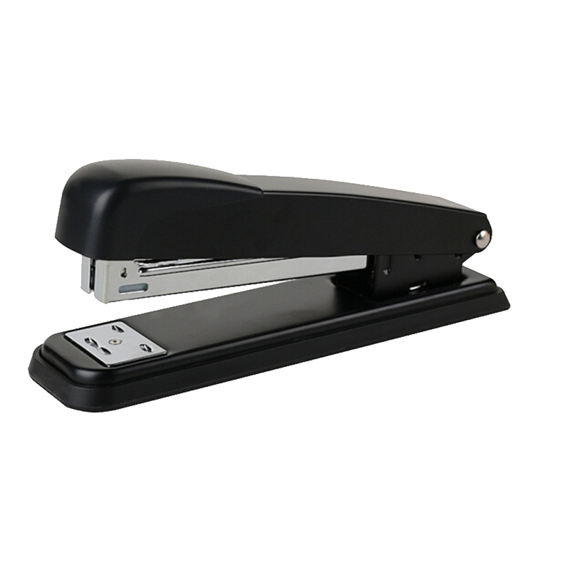 得力（deli）0307省力订书机 12号针订书器 黑、白、蓝色 2个装