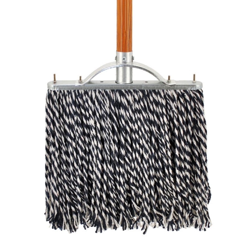 木杆铁头拖把 排拖30cm 大号棉线拖把家用商用墩布