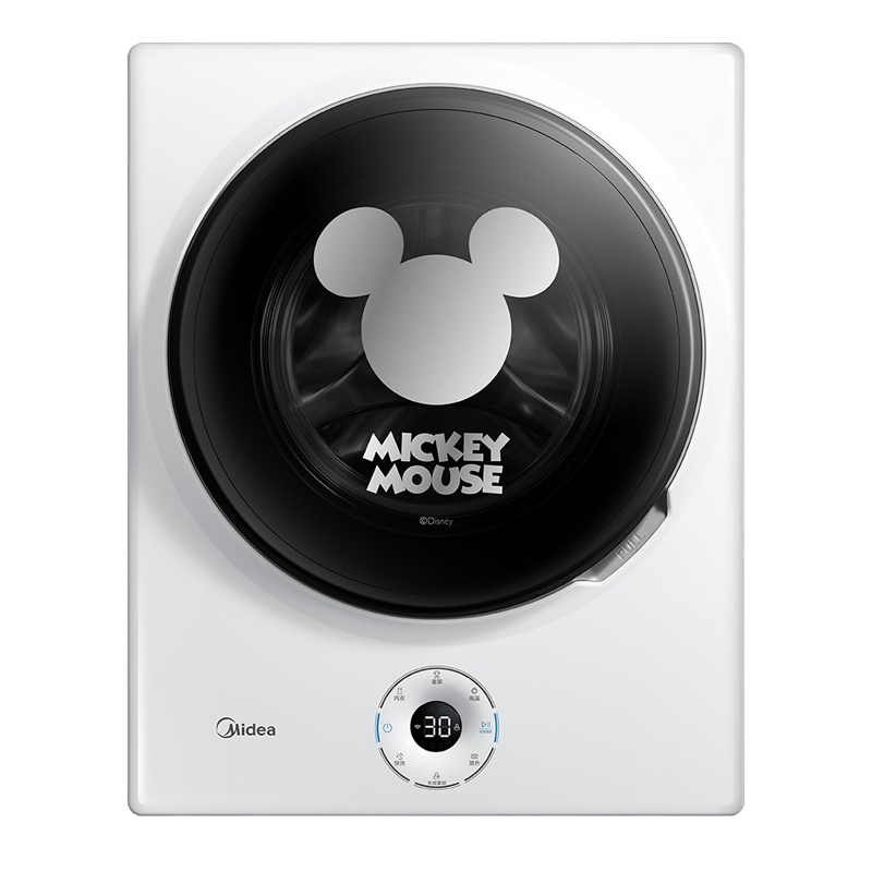 美的（Midea）滚筒洗衣机全自动 3公斤迷你壁挂小洗衣机 宝宝女生贴身内衣专享 纳米银离子 MG30DSN 智能洗衣机