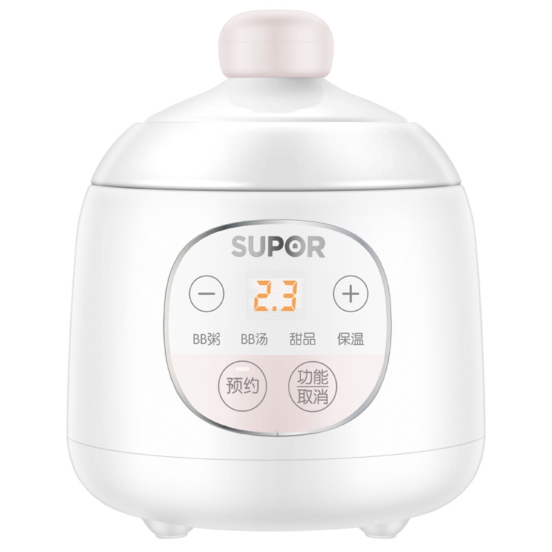 苏泊尔(SUPOR)BB煲DG05CQ03陶瓷智能家用多功能小型迷你BB宝宝婴儿煮稀饭辅食锅小炖盅电炖锅