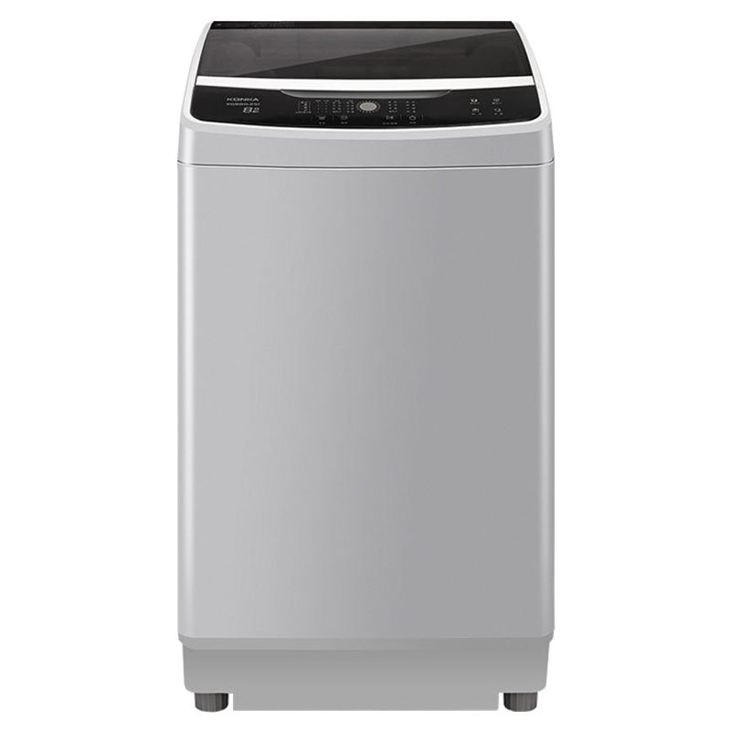 康佳(KONKA)全自动波轮洗衣机 大容量 宿舍家用租房 小型 甩干脱水 单洗 平衡系统 8公斤 XQB80-2S1
