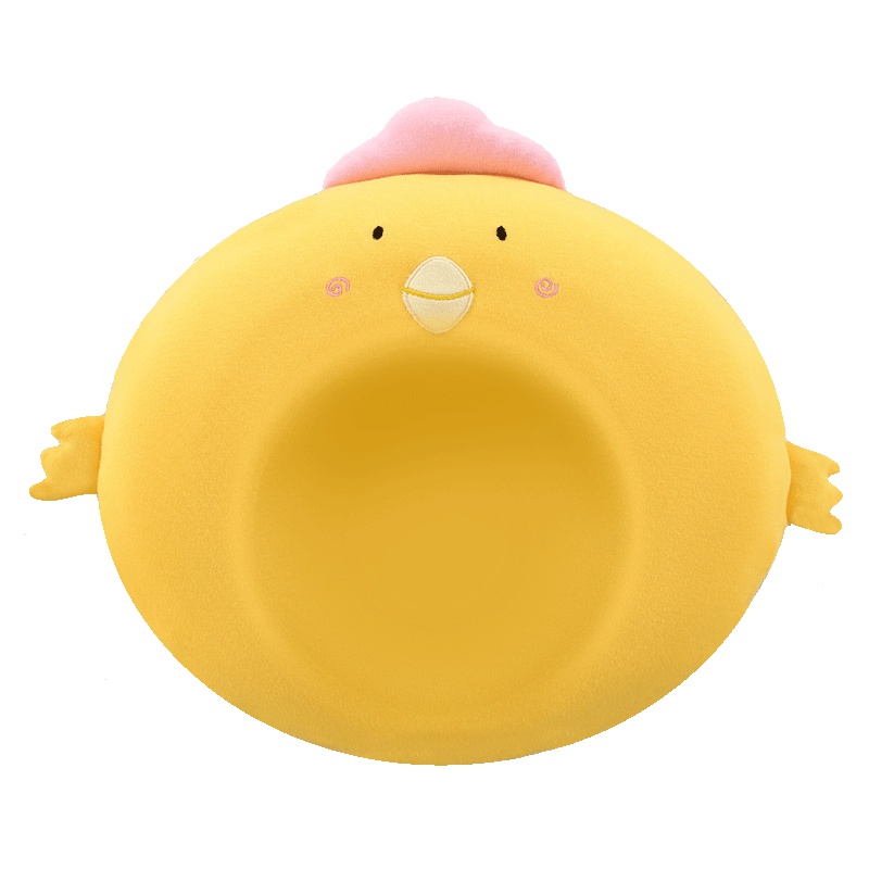 睡眠博士(AiSleep) 婴儿卡通定型头枕 儿童防偏头枕头 0-1岁新生儿枕芯