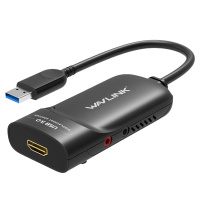 睿因(wavlink)WL-UG3501H USB3.0转HDMI多屏显卡扩屏高清转换器 办公炒股扩屏器电脑扩展显卡