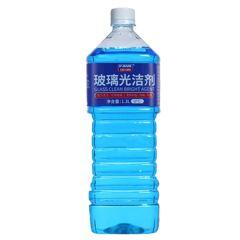 3大桶 汽车玻璃水春夏秋冬四季通用防冻玻璃水汽车用品清洁剂厂家 0度三桶共3.9升强力去污镀膜