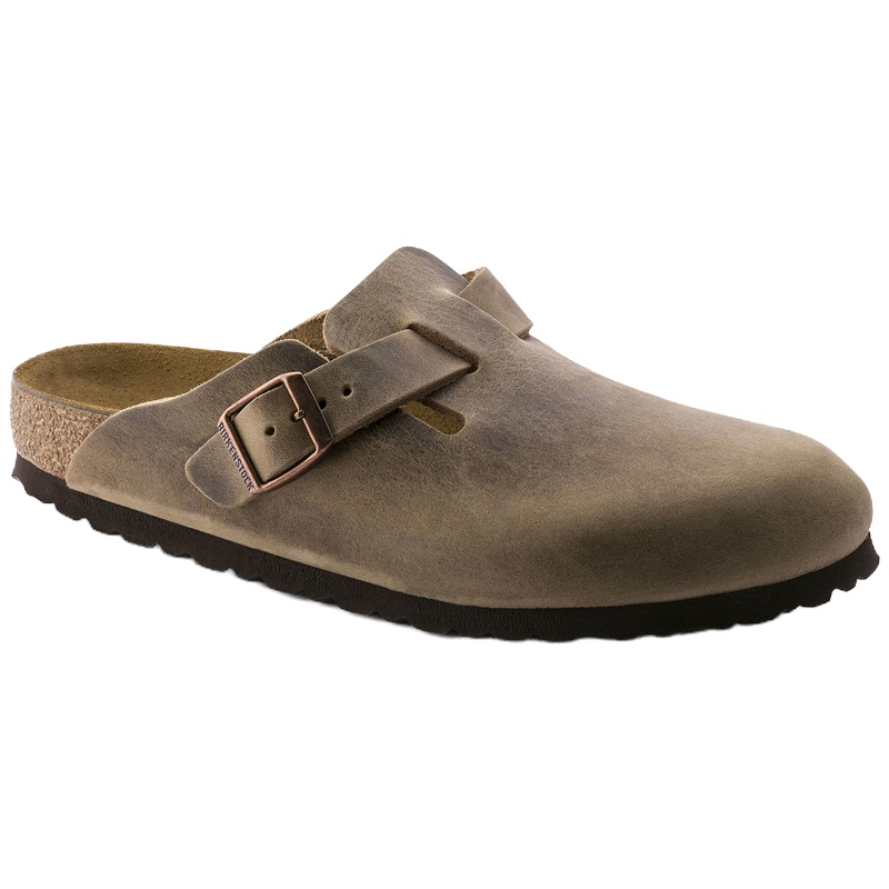 德国制造Birkenstock经典中性通用天然牛皮软木鞋床包头鞋Boston波士顿