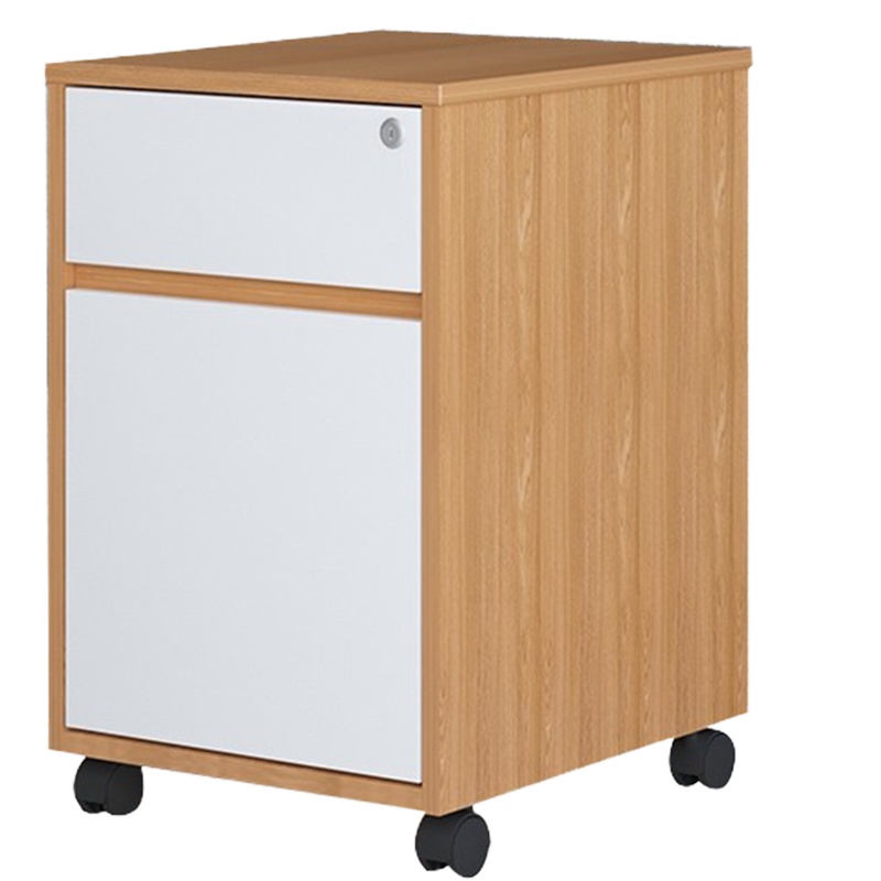 鑫金虎 办公家具办公文件活动柜资料档案矮员工储物柜板式三层抽屉带锁