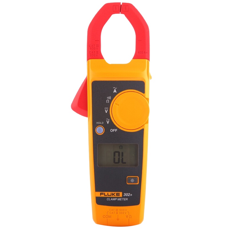福禄克(FLUKE)F302+ 钳形万用表多用表数字交流钳形表交流电流钳表高精度仪器仪表