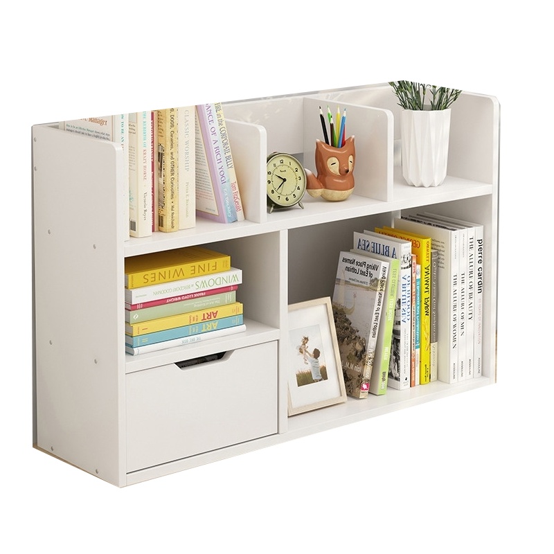 书架桌上简易学生书柜办公桌面书桌符象收纳置物架宿舍整理多层小书架