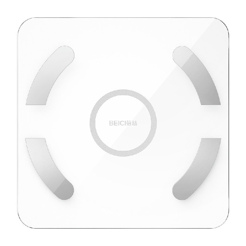 蓓慈（beici）电子秤BC515A家用智能体重秤测19项数据USB充电白色健康称