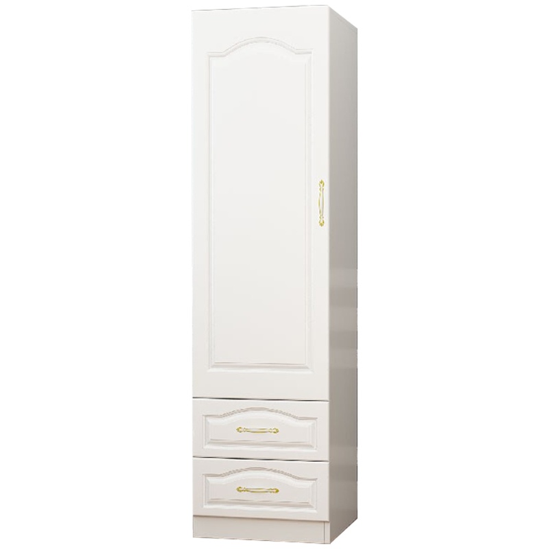 创世人 二门更衣柜木质衣柜员工宿舍衣柜简约出租房家用卧室小户型两门柜