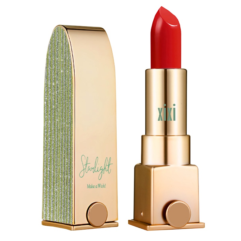 xixi 焰彩恒亮星光口红网红同款番茄焦糖色奶油活泼仙女