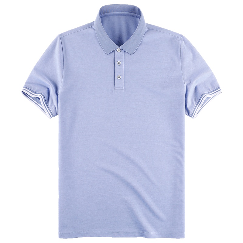 布先生新款polo衫短袖T恤 纯色丝光棉上衣短t恤男 AT10529