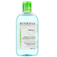 法国BIODERMA贝德玛卸妆水蓝色500ml (混合油性肤质)温和舒妍 净妍洁肤液卸妆液 原装进口