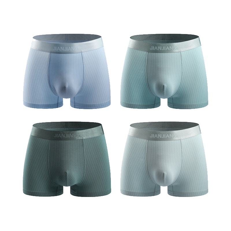 健将内裤男棉男士平角裤印花中腰柔软透气男式短裤裤头